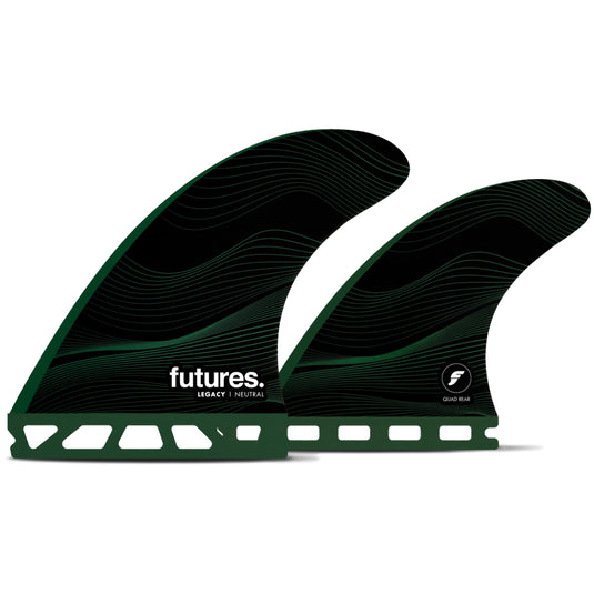 Futures Fins F8 Legacy Honeycomb Quad Fin Set - Green