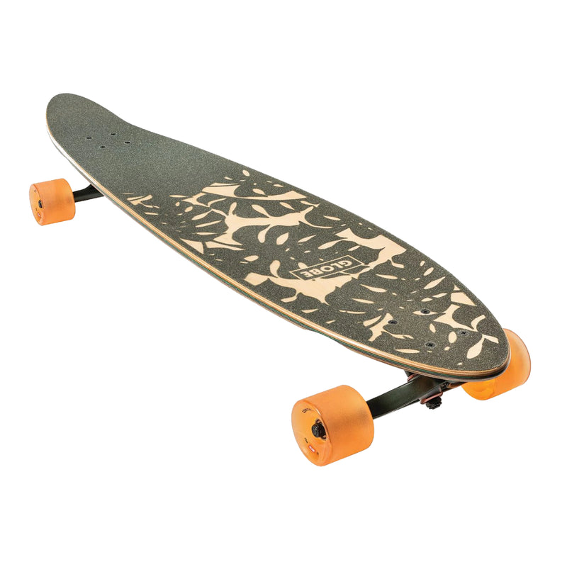 Load image into Gallery viewer, Globe Pinner Classic Hurricane Leaves 40&quot; Longboard Complete
