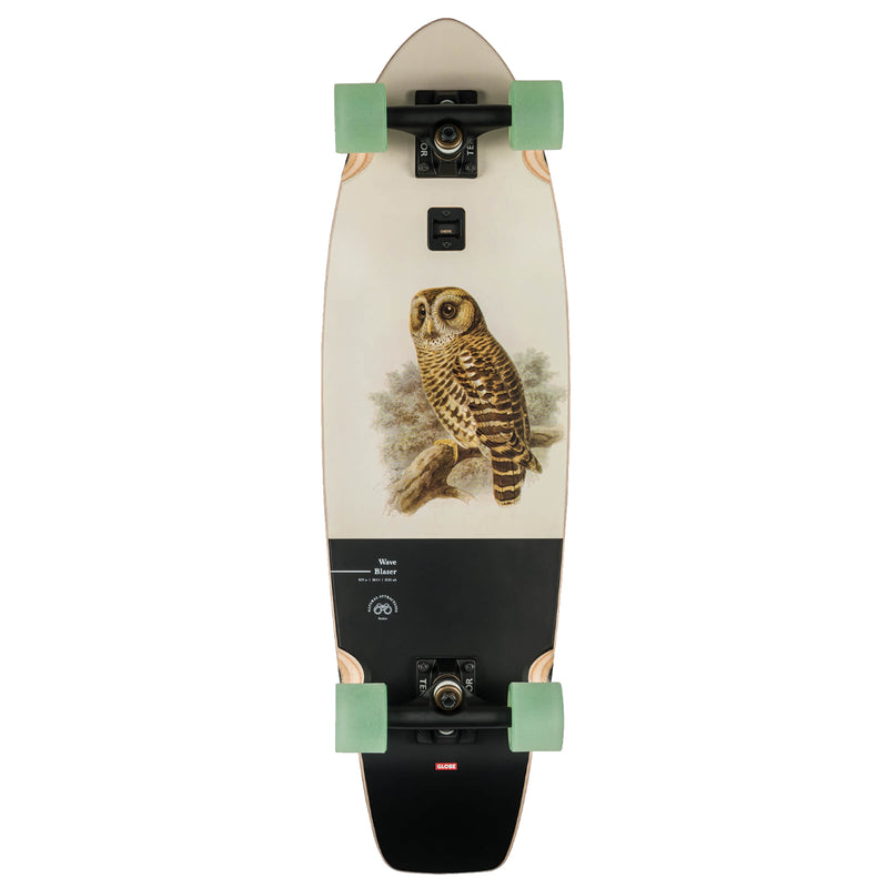 Load image into Gallery viewer, Globe Wave Blazer Hoot Owl 31&quot; Skateboard Complete
