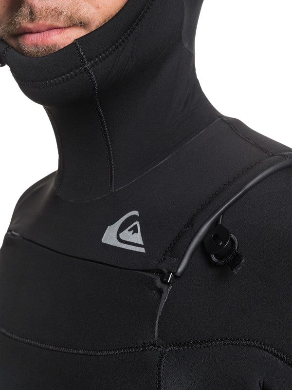 Load image into Gallery viewer, Quiksilver Syncro 5/4/3 Hooded Chest Zip Wetsuit
