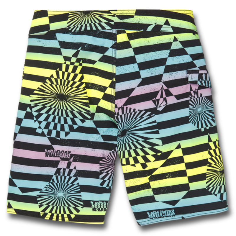 Load image into Gallery viewer, Volcom Youth Mod-Tech Stone Stripe 16&quot; Boardshorts
