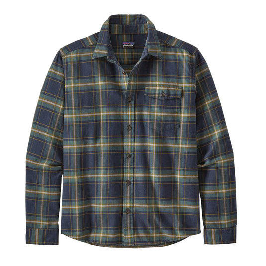 Patagonia Fjord Lightweight Flannel - Lawrence/New Navy
