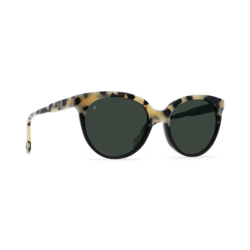 Load image into Gallery viewer, RAEN Women&#39;s Lily Sunglasses - Chai Tort/Green
