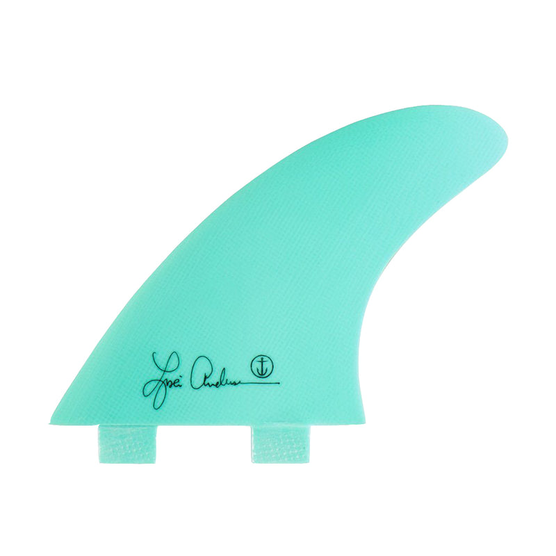 Load image into Gallery viewer, Captain Fin Co. Lisa Anderson FCS Compatible Tri-Fin Set - Seafoam Green
