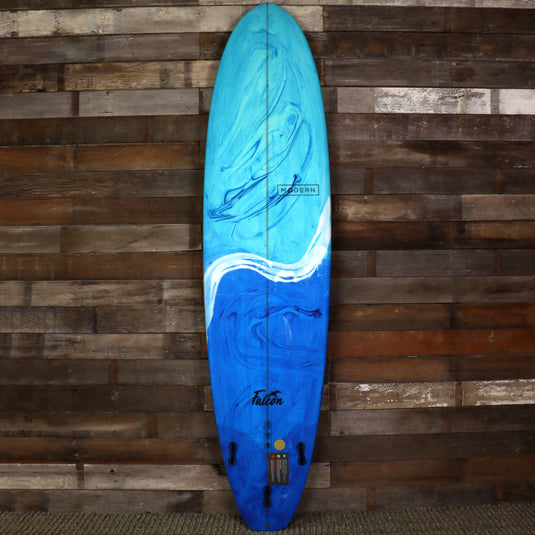 Modern Falcon 8'0 x 22 ¼ x 3 Surfboard - Blue Swirl Tint