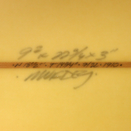 Murdey Lil Buddy 9'2 x 22 ¾ x 3 Surfboard - Yellow Tint