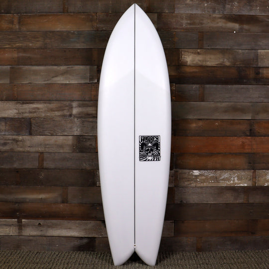 Murdey Fish 6'0 x 21 ¼ x 2 ½ Surfboard - Volan White