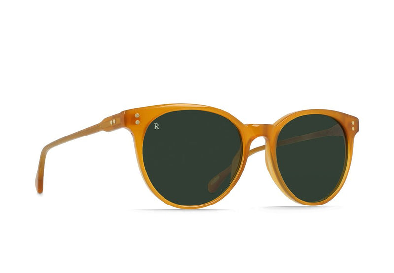 Load image into Gallery viewer, Raen Women&#39;s Norie Sunglasses - Honey/Bottle Green - Side Angle
