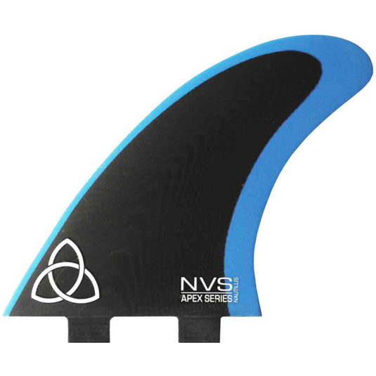 NVS Nautilus Apex Series FCS Compatible Twin + 1 Fin Set - Blue/Black