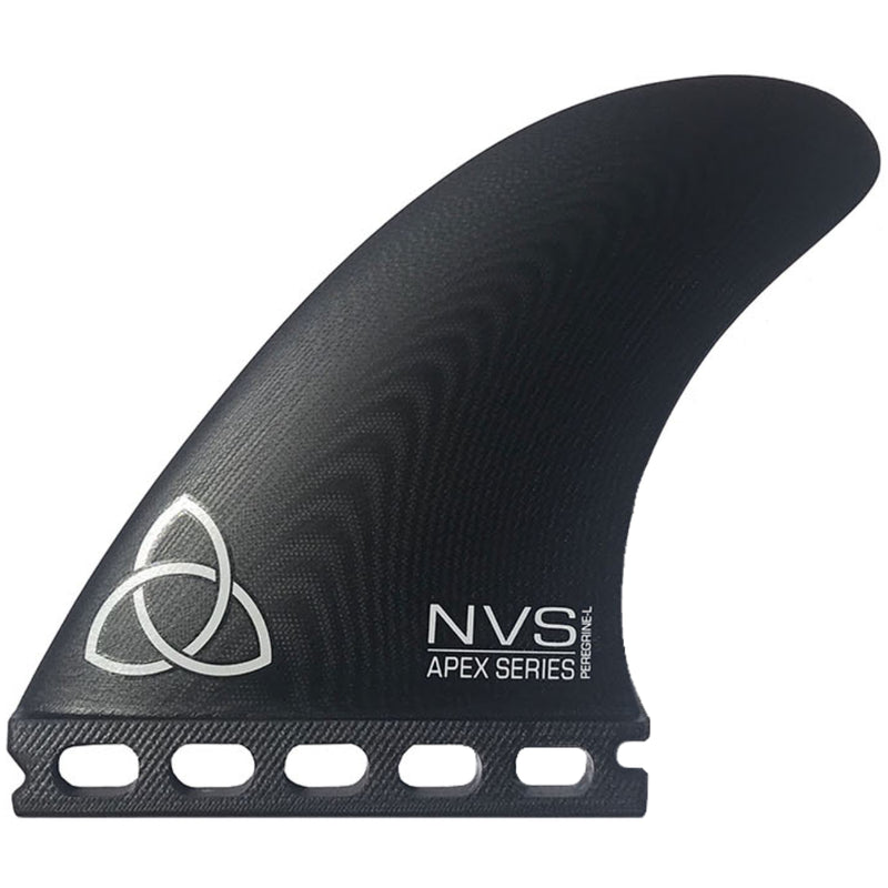 Load image into Gallery viewer, NVS Peregrine Apex Series Futures Compatible Tri Fin Set - Large - Black
