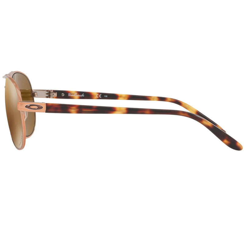 Load image into Gallery viewer, Oakley Women&#39;s Feedback Polarized Sunglasses - Rose Gold/Prizm Tungsten
