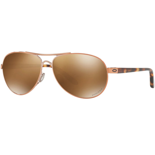Oakley Women's Feedback Polarized Sunglasses - Rose Gold/Prizm Tungsten