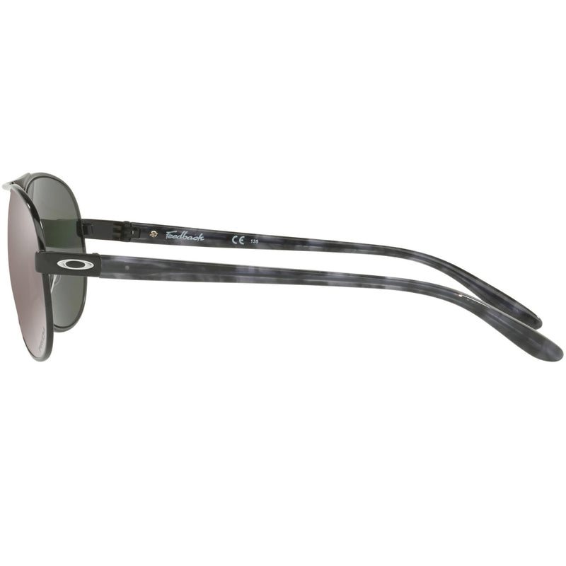 Load image into Gallery viewer, Oakley Women&#39;s Feedback Polarized Sunglasses - Polished Black/Prizm Black
