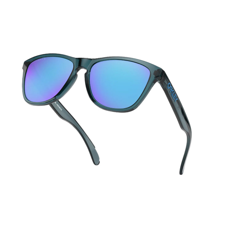 Load image into Gallery viewer, Oakley Frogskins Polarized Sunglasses - Crystal Black/Prizm Sapphire
