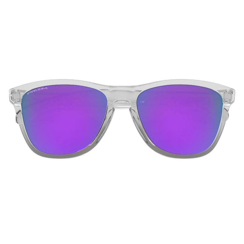 Load image into Gallery viewer, Oakley Frogskins Sunglasses - Polished Clear/Prizm Violet
