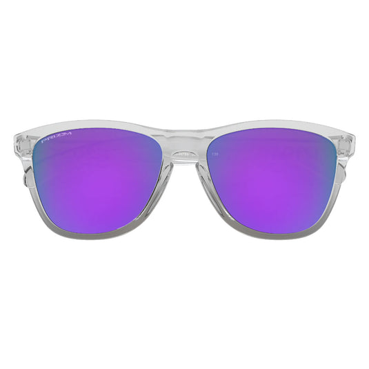 Oakley Frogskins Sunglasses - Polished Clear/Prizm Violet