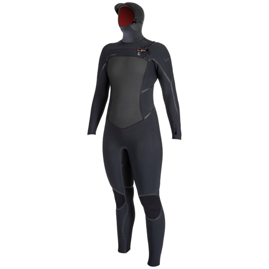 O'Neill Women's Psycho Tech 5.5/4+ Hooded Chest-Zip Wetsuit
