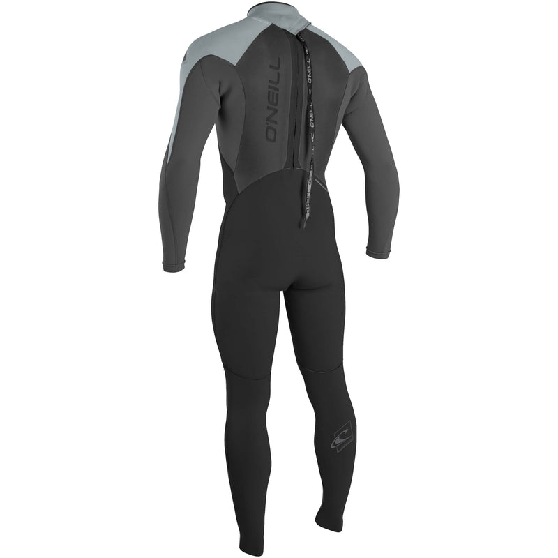 Load image into Gallery viewer, O&#39;Neill Epic 4/3 Back Zip Wetsuit - Black/Graphite/Cool Grey
