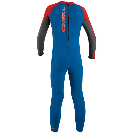 O'Neill Toddler Reactor II 2mm Wetsuit - Ocean/Graphite/Red