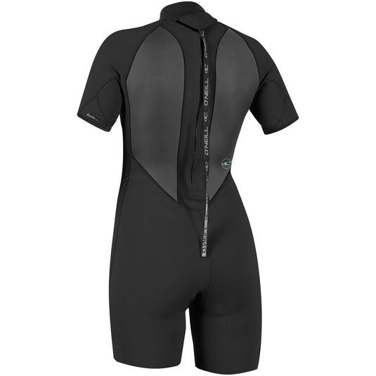 O'Neill Women's Reactor II 2mm Short Sleeve Back Zip Spring Wetsuit