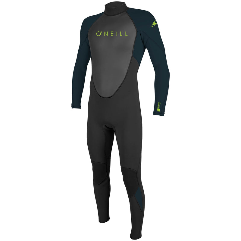 Load image into Gallery viewer, O&#39;Neill Youth Reactor II 3/2 Back Zip Wetsuit - Black/Slate 
