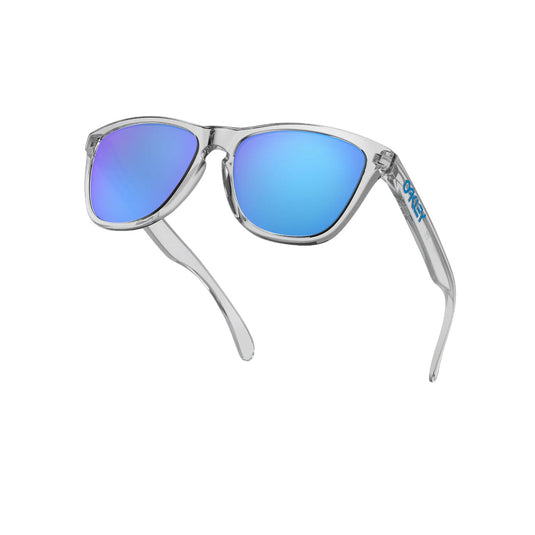 Oakley Frogskins Sunglasses - Crystal Clear/Prizm Sapphire