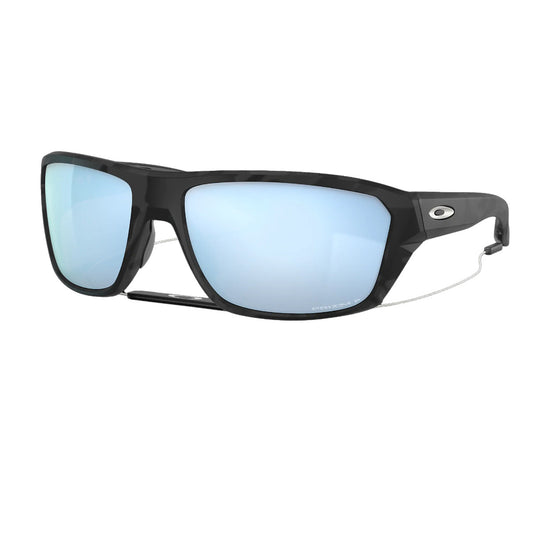 Oakley Split Shot Polarized Sunglasses - Matte Black Camo/Deep Prizm Water