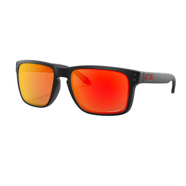 Oakley Holbrook XL Sunglasses - Matte Black/Prizm Ruby – Cleanline