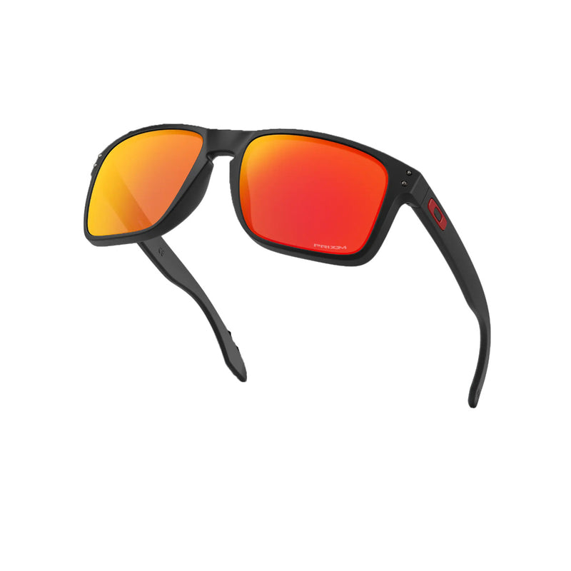 Load image into Gallery viewer, Oakley Holbrook XL Sunglasses - Matte Black/Prizm Ruby
