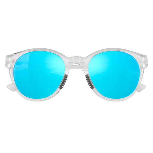 Oakley Spindrift Sunglasses - Matte Clear/Prizm Sapphire