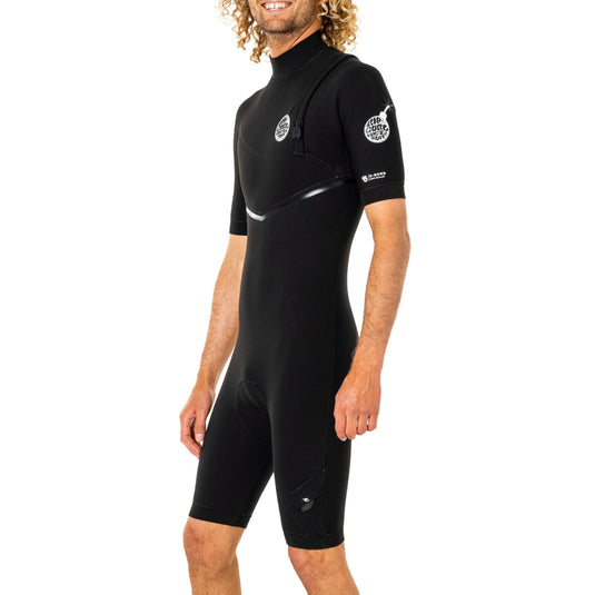Rip Curl E-Bomb Pro 2/2 Short Sleeve Zip Free Spring Wetsuit