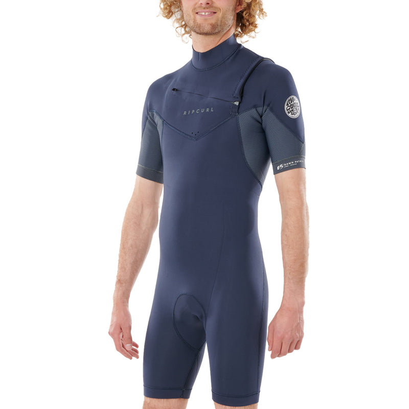 Load image into Gallery viewer, Rip Curl Dawn Patrol 2mm Short Sleeve Chest Zip Spring Wetsuit - 2021
