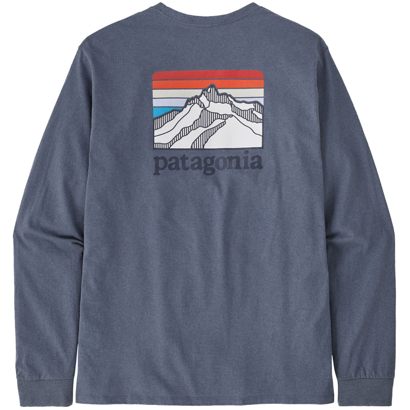 Load image into Gallery viewer, Patagonia Line Logo Ridge Long Sleeve Responsibili-Tee T-Shirt
