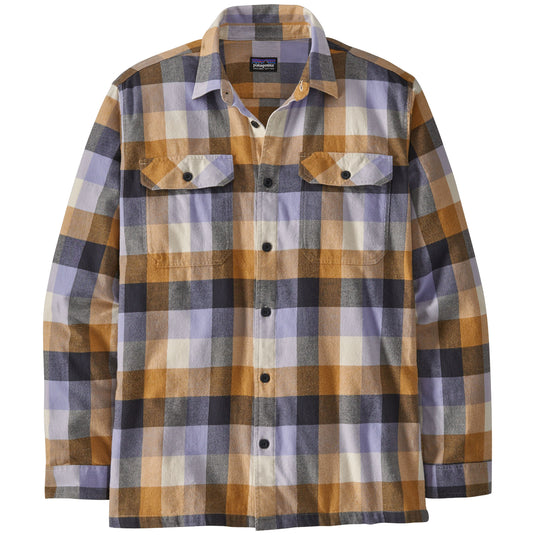 Patagonia Fjord Midweight Organic Cotton Long Sleeve Flannel Shirt
