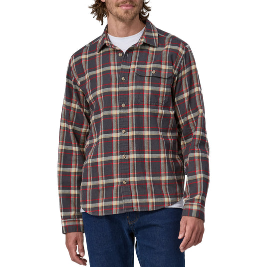 Patagonia Lightweight Fjord Cotton In Conversion Long Sleeve Button-up Flannel Shirt