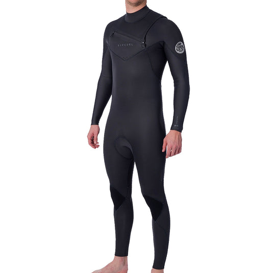 Rip Curl Dawn Patrol Performance 3/2 Chest Zip Wetsuit - Charcoal
