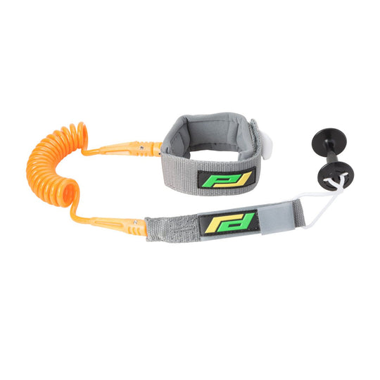 Pro-Lite Coiled Wrist Bodyboard Leash - Orange