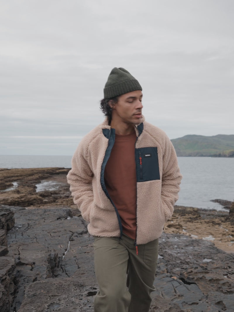 Load and play video in Gallery viewer, Finisterre Offshore Fleece Zip-Up Jacket
