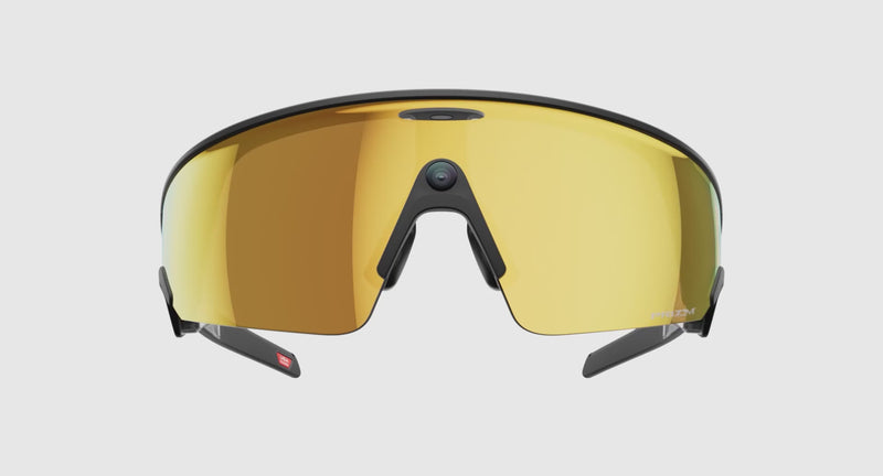 Load and play video in Gallery viewer, Oakley Meta Vanguard Sunglasses - Black/Prizm 24k
