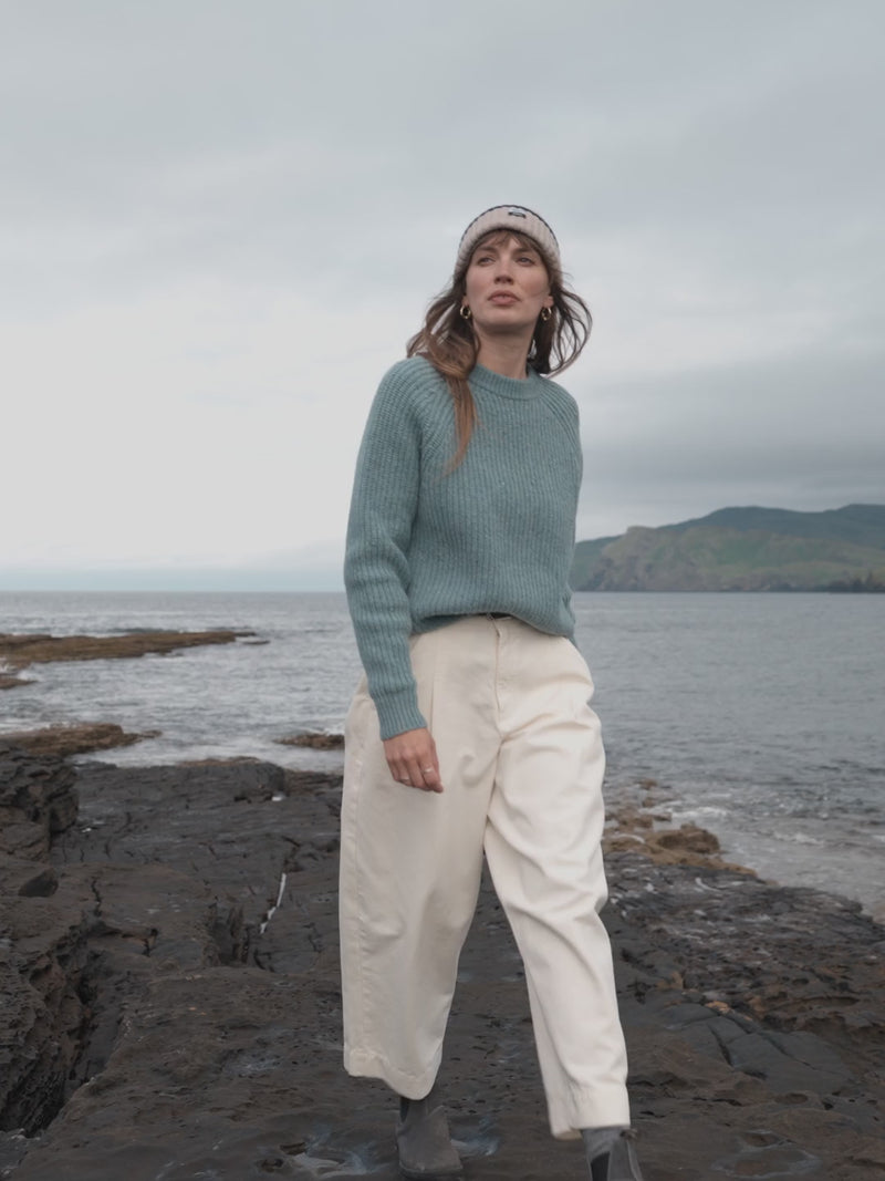 Load and play video in Gallery viewer, Finisterre Women's Mora Knit Sweater
