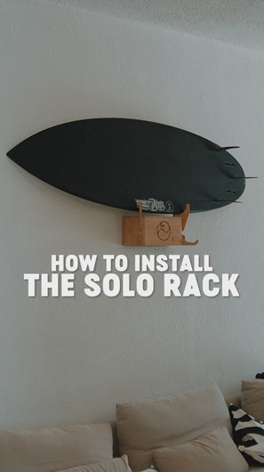 Liss The Solo Rack Surfboard Wall Mount 