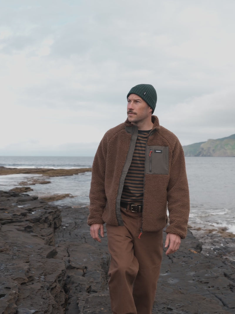 Load and play video in Gallery viewer, Finisterre Offshore Fleece Zip-Up Jacket
