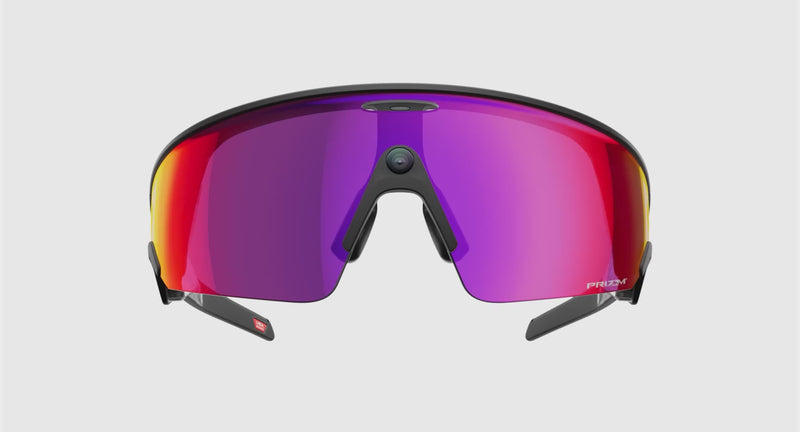 Load and play video in Gallery viewer, Oakley Meta Vanguard Sunglasses - Black/Prizm Road
