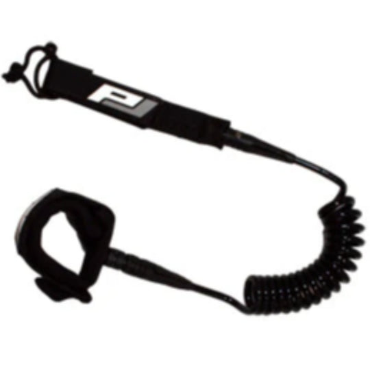 Pro-Lite Coiled Bicep Bodyboard Leash - Black • 2024