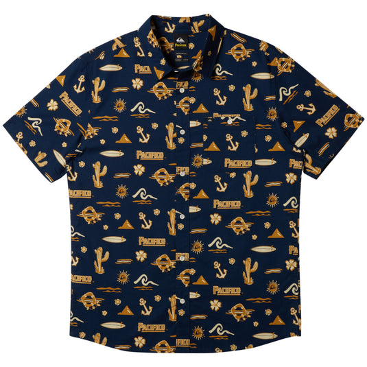 Quiksilver Pacifico Short Sleeve Button Up Shirt