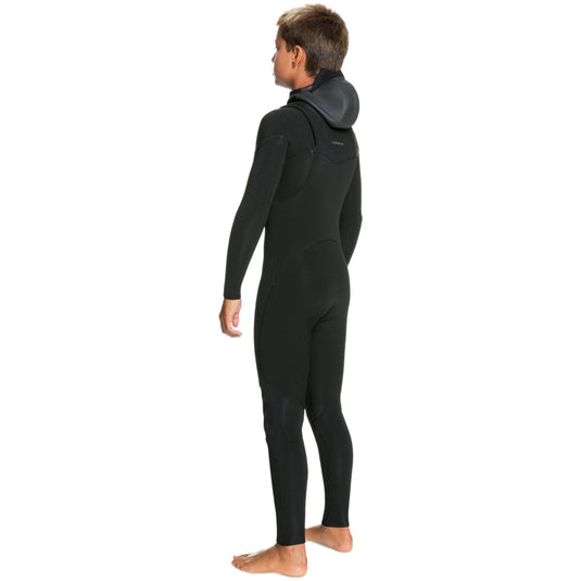 Quiksilver Youth Everyday Sessions 4/3 Hooded Chest Zip Wetsuit