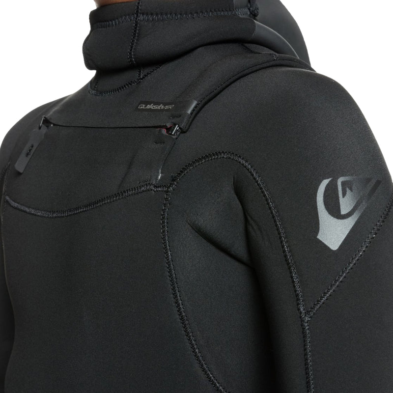 Load image into Gallery viewer, Quiksilver Youth Everyday Sessions 4/3 Hooded Chest Zip Wetsuit
