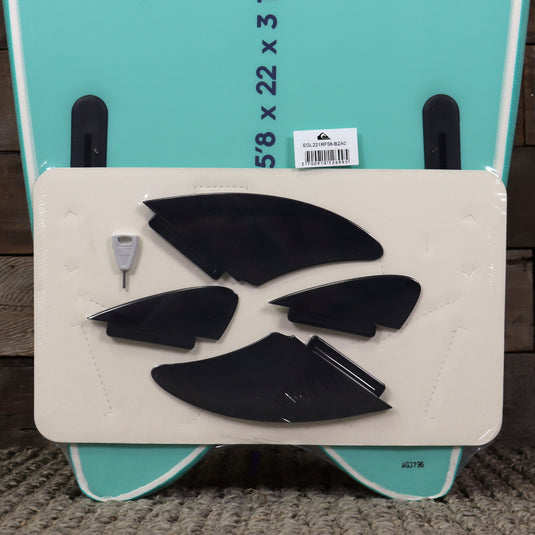 Quiksilver Marlin 5'8 x 22 x 3 ¼ Soft Surfboard - Blue Topaz