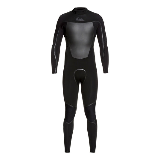 Quiksilver Syncro Plus 3/2 Back Zip Wetsuit - Black
