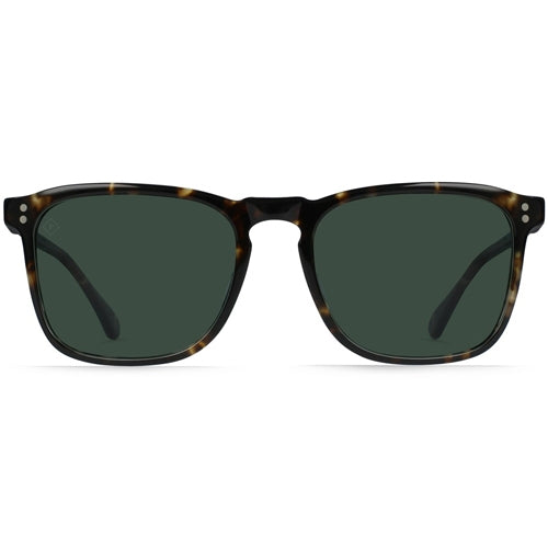 Raen Wiley Polarized Sunglasses - Brindle Tortoise/Green